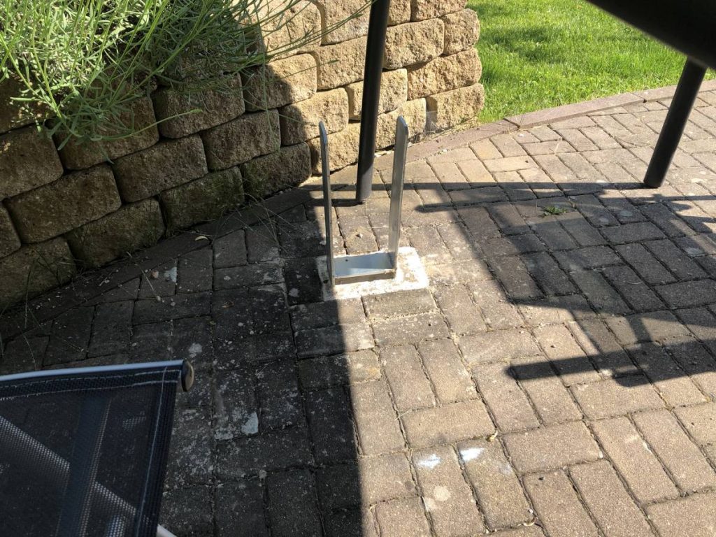 Stavba dubové pergoly - hodinový manžel